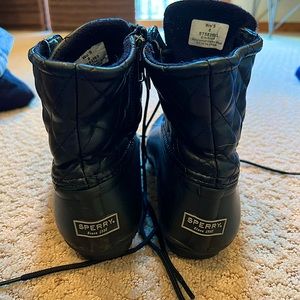 ❄️Sperry Winter/Rain boot - Black - Size 8 - gently worn🥾